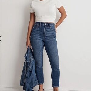 Madewell The Curvy Perfect vintage Jean stretch cotton size 30